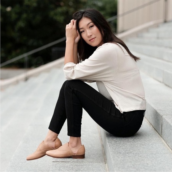 Anthropologie Nisolo Emma D’Orsay Oxford Leather Shoes in Almond